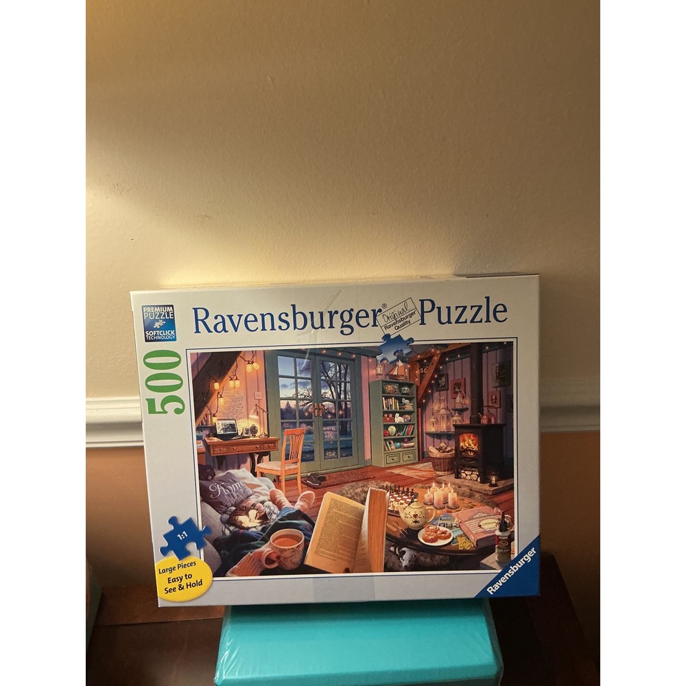 Ravensburger Cozy Retreat 500 Piece Jigsaw Puzzle Large Pieces 149674 Steve Read